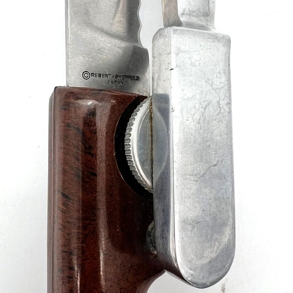 Vintage Automagic Slicer Knife Regent Sheffield Dynachrome Stainless Steel Blade - Picture 12 of 16